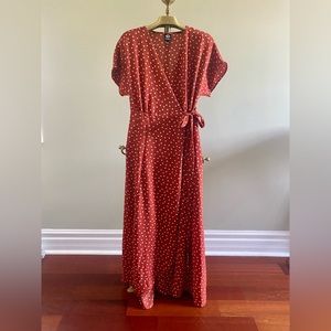 Polka Dot Wrap Dress